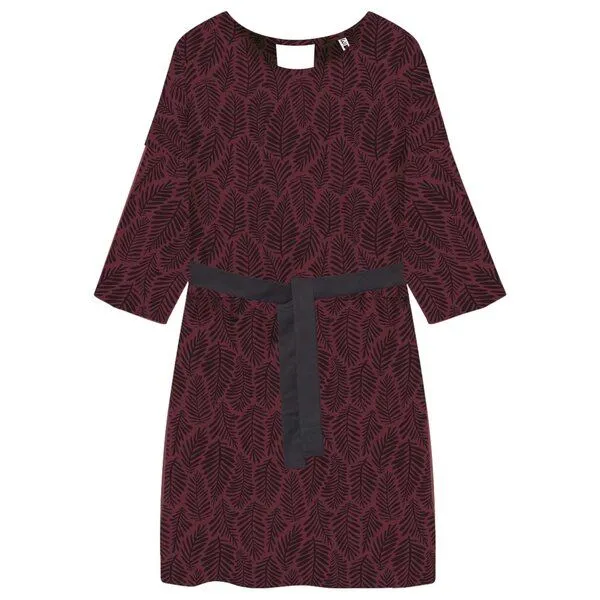 WiDDA WiDDA Langarm-Kleid PURA, Beere, – Produktbild 1 von 3