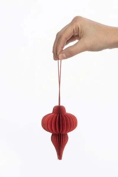 Tranquillo Papieranhänger RED HUMMING - rot – Produktbild 4 von 4