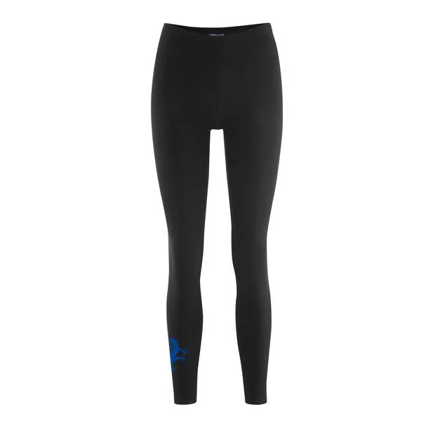 HANDGEDRUCKT HANDGEDRUCKT Leggings aus Biobaumwolle " Gecko", Black, – Produktbild 1 von 2