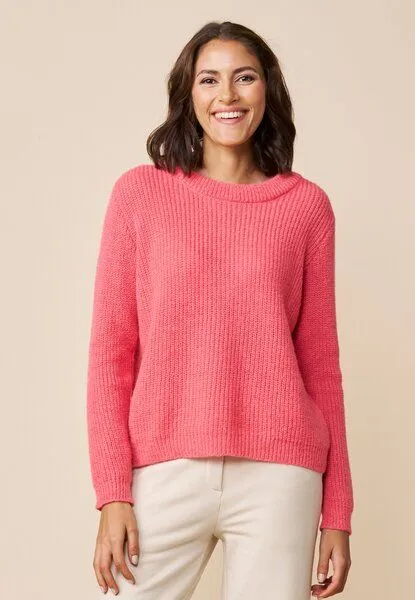 LANA Organic LANA Organic Pulli, Modell Solange, Sunkist coral, – Produktbild 1 von 1