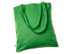 Memo memo Bio-Baumwoll-Tragetasche, mit Fairtrade-Siegel, grün,38x42cm, lange Henkel – Produktbild 1 von 1