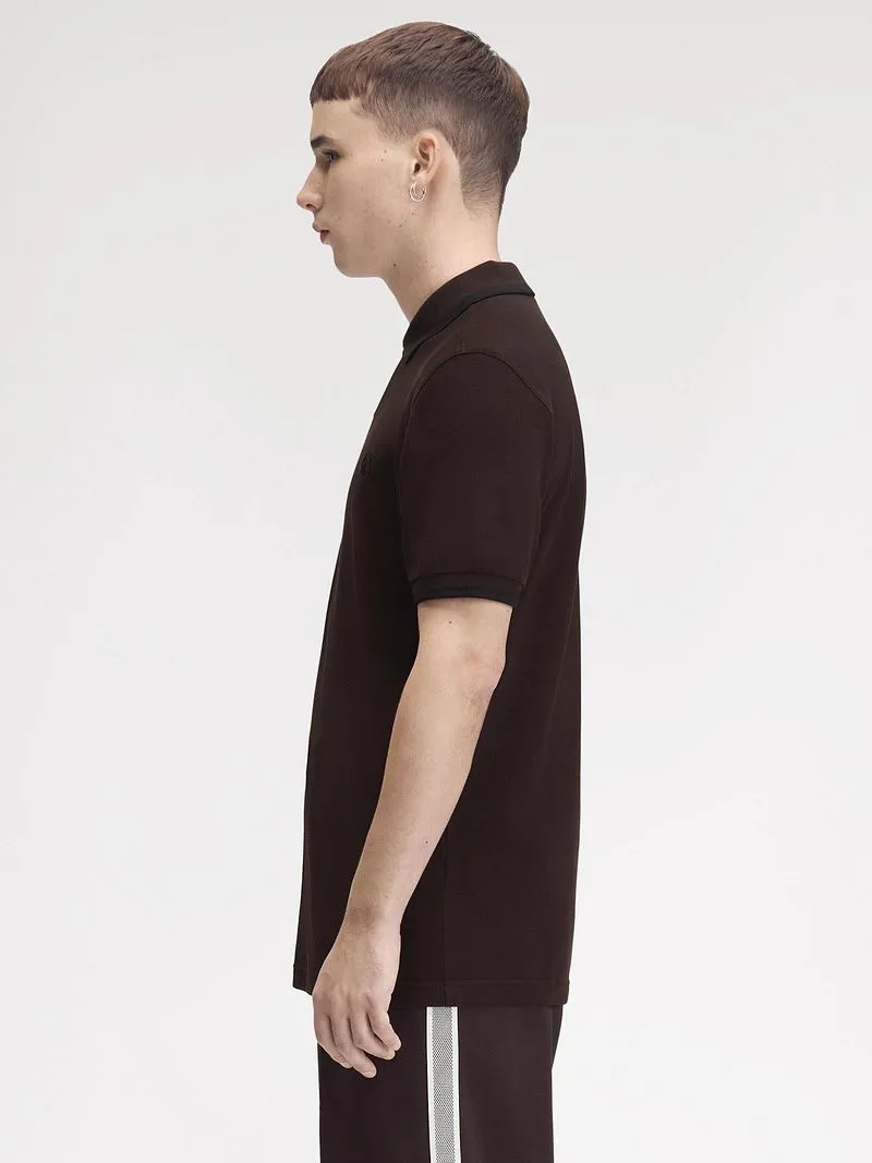 Fred Perry Fred Perry Poloshirt Tipped M3600 Braun 86C - Größe M, Braun, – Produktbild 2 von 5