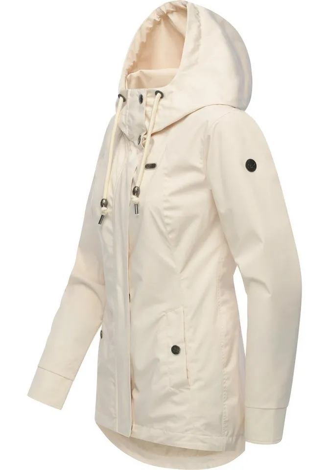ragwear ragwear Outdoorjacke Alvena Summer YOUMODO Wasserdichte und atmungsaktive Übergangsjacke, Braun, – Produktbild 3 von 5