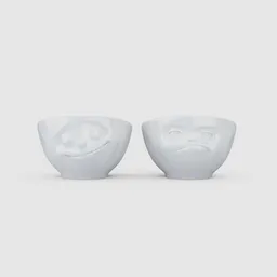 FIFTYEIGHT PRODUCTS FIFTYEIGHT PRODUCTS 3D Eierbecher Set - Glücklich/Hmpff – Produktbild 1 von 1