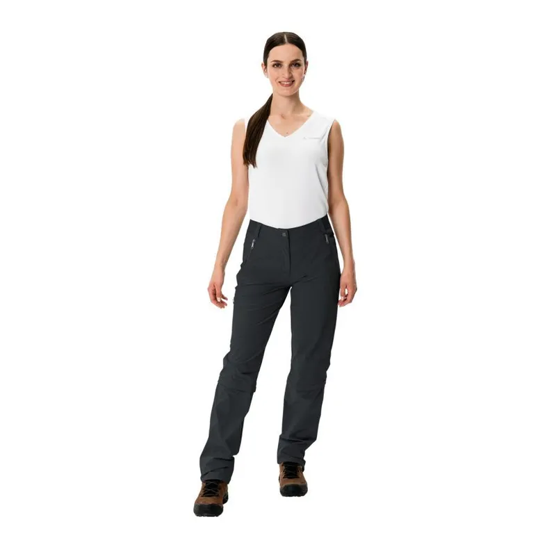 Vaude Vaude Women's Farley Stretch Capri T-Zip Pants III, Schwarz, – Produktbild 1 von 8