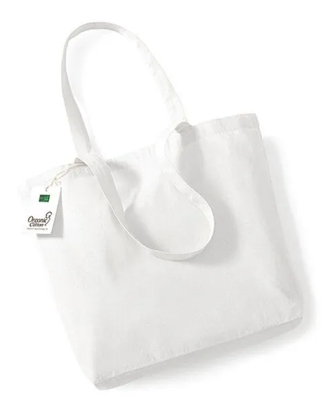 Westford Mill Westford Mill Organic Cotton Shopper, Weiß, – Produktbild 1 von 2