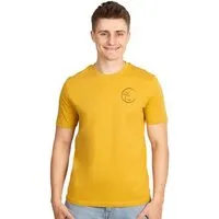 Life Tree Life-Tree Shirt aus Biobaumwolle mit Brustmotiv für Herren "Circle" Burgundy / Ocre / Desert Dust beige, Gelb, – Produktbild 1 von 1