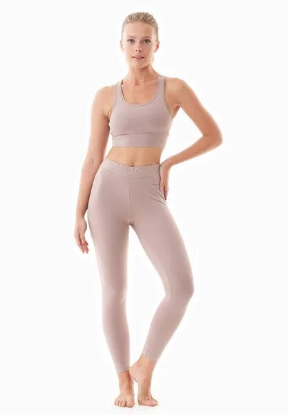ORGANICATION ORGANICATION LEILA | Leggings aus Bio-Baumwolle, Mocha, – Produktbild 1 von 4