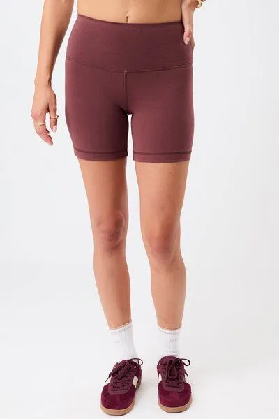 mandala Mandala Biker Shorts, Rosewood (rot), – Produktbild 1 von 4