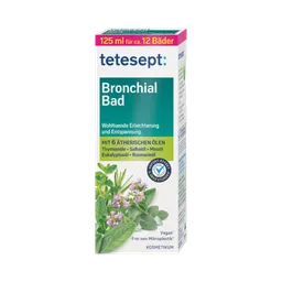 Tetesept tetesept Bronchial Bad mit 6 ätherischen Ölen, vegan, 125ml – Produktbild 1 von 1