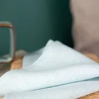 nahtur design nahtur-design Stofftaschentücher aus Bioleinen 25x25 cm, Hellblau, – Produktbild 1 von 2
