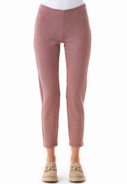 ORGANICATION ORGANICATION Damen vegan Hose Pied De Poule Biologisch Baumwolle – Produktbild 1 von 1