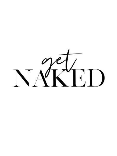 Photocircle Photocircle Poster / Leinwandbild - Get Naked – Produktbild 1 von 4