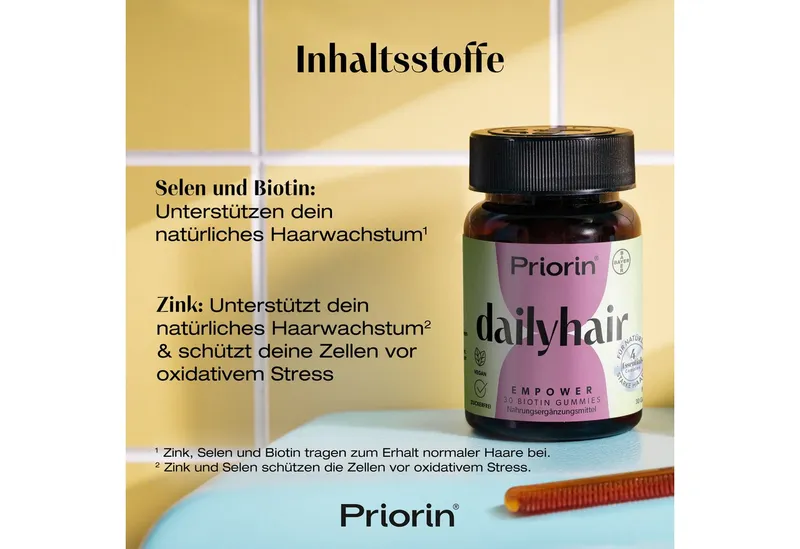 Priorin Priorin dailyhair EMPOWER Gummies, 30 St., 81.0 g – Produktbild 4 von 5