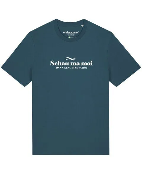 watapparel watapparel T-Shirt Unisex Schau ma moi dann seng mas scho, Stargazer, – Produktbild 1 von 3
