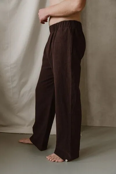 The View Yoga The View Yoga Teya pants (men), Brown, – Produktbild 1 von 3