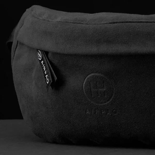 Airpaq Airpaq Bauchtasche aus Lederimitat, Schwarz, – Produktbild 4 von 4