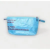 REFISHED fair fashion REFISHED fair fashion Täschchen 'MARLIES' - upcycelte Fischfuttersäcke, #fish hellblau, – Produktbild 1 von 1