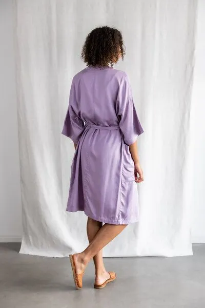 Jyoti - Fair Works Jyoti - Fair Works Modal Cardigan Rohani, Flieder, – Produktbild 3 von 4