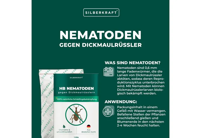 Silberkraft Silberkraft HB Nematoden zur Bekämpfung von Dickmaulrüsslern – Produktbild 4 von 5