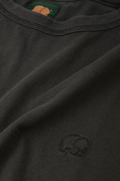 Trendsplant Trendsplant Essential Garment Heavyweight Oversized T-Shirt Pirate Black, Schwarz, – Produktbild 3 von 4