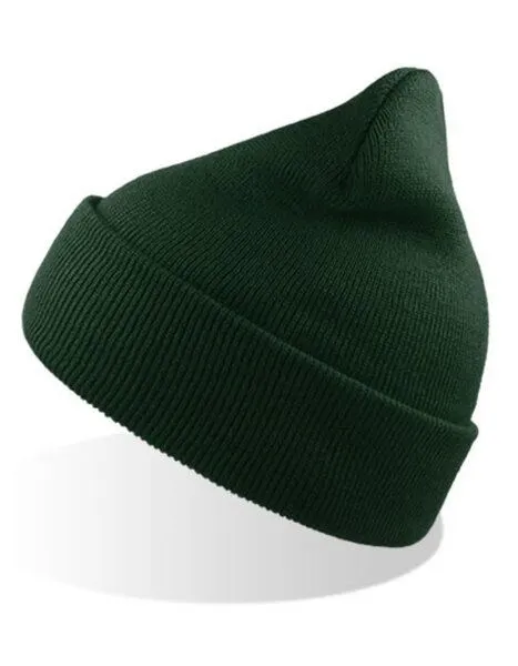 Atlantis Headwear Atlantis Headwear Atlantis Mütze mit Bund in 35 Farben erhältlich, Bottle green, – Produktbild 1 von 3