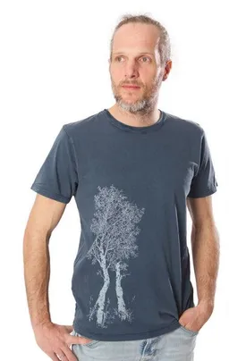 Life-Tree Life-Tree Shirt aus Biobaumwolle für Herren Birke – Produktbild 1 von 1