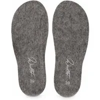 WoolFit WoolFit 3mm dünne Filz-Einlegesohlen 100% Wollfilz - mulesingfrei - passt in jeden Schuh, Hellgrau, – Produktbild 1 von 1
