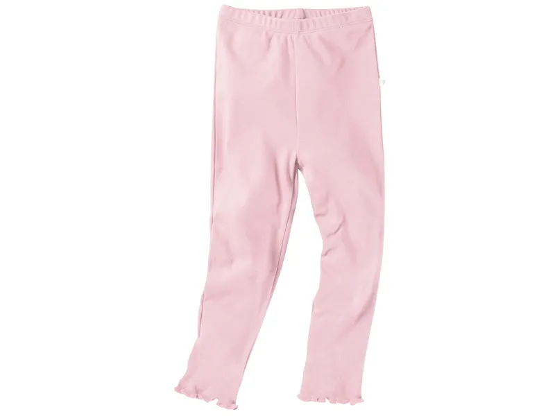 HANS NATUR Baby und Kinder Leggings Rollsaum Bio-Baumwolle rosa Gr.50/56, Rosa, – Produktbild 1 von 2