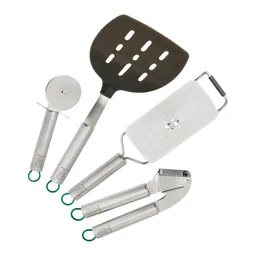 Chefkoch trifft Fackelmann Chefkoch trifft Fackelmann Pizza-Set "München", 4-teilig – Produktbild 1 von 1