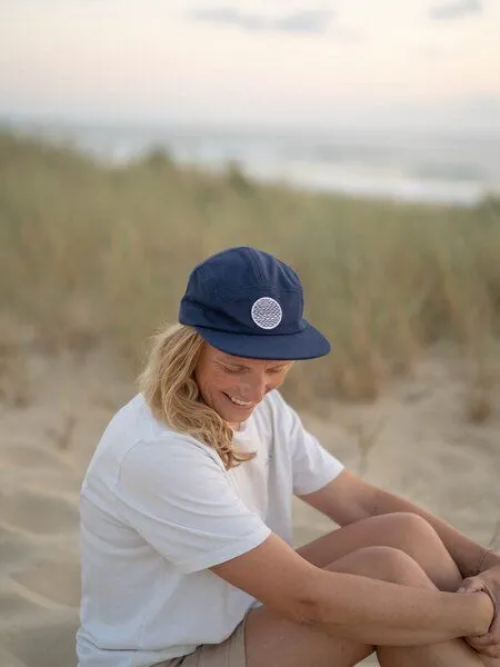 FUXBAU FUXBAU 5-Panel "Lost in Lines" Patch - navy, Navy, – Produktbild 3 von 4