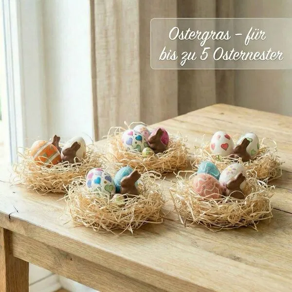 naturling naturling Ostergras 500g - Holzwolle oder Heu für Osternest – Produktbild 5 von 8