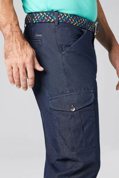 Meyer MEYER Denim Capri Bermuda, Blue, – Produktbild 4 von 4