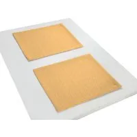 Nature by Adam Nature by Adam Tischset 2er Pack aus 100% Bio-Baumwolle - Made in Germany - Graphic Ventus, Gelb, – Produktbild 1 von 1