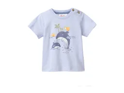 People Wear Organic People Wear Organic Kurzarm-Shirt hellblau Gr. 74/80 – Produktbild 1 von 1