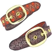 Seegarn Seegarn - Gürtel / Wendegürtel SeeBlick 4cm, Gold, – Produktbild 2 von 5