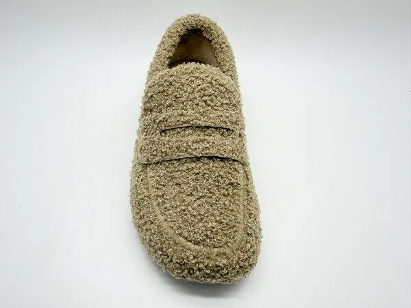 thies thies 1856 ® Rec Teddy Loafer aus rec. Kunstfell, Beige, – Produktbild 4 von 4