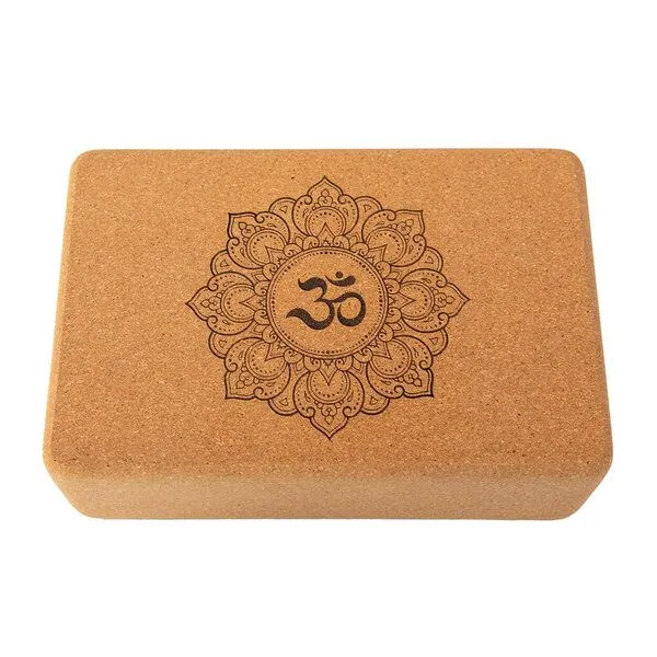 Divasya Divasya Yogablock "natural touch" aus Kork / mittlere Größe / abgerundete Ecken, Natural, – Produktbild 3 von 8