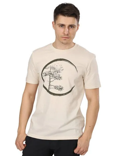Life-Tree Life-Tree Organic Fairwear Shirt Men "Circle", Natur, – Produktbild 1 von 5
