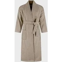 Yumeko Bademantel Velours "Yumeko" aus Bio-Baumwolle, Classic taupe, – Produktbild 1 von 1