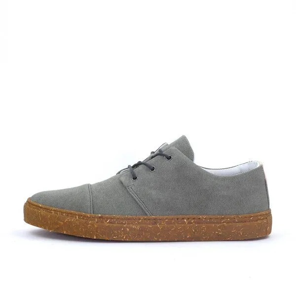 SORBAS SORBAS '58 recycelte Stoff-Sneaker, Grau, – Produktbild 1 von 4