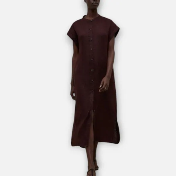 ECOALF ECOALF luftiges Kleid aus 100 % Leinen – Produktbild 1 von 3