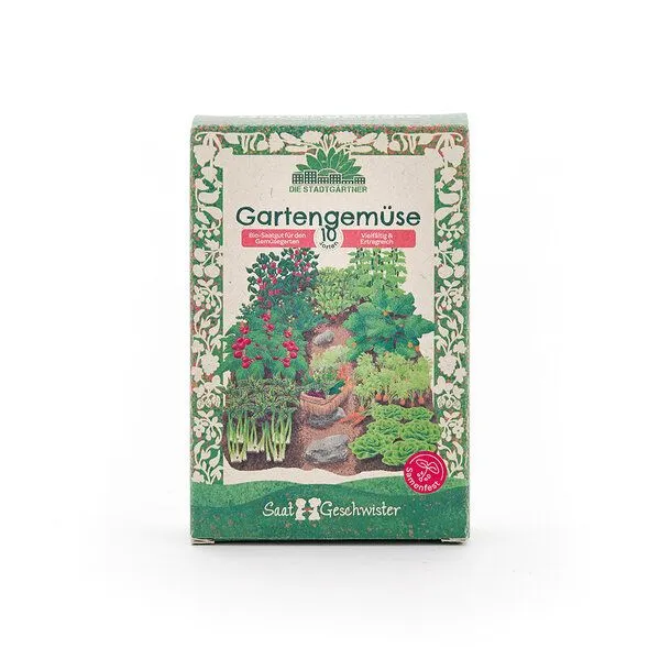 Die Stadtgärtner Die Stadtgärtner BIO-Saatgut-Set "Gartengemüse" I Tolles Geschenk für alle Gartenliebhaber, egal ob Frau oder Mann – Produktbild 3 von 3