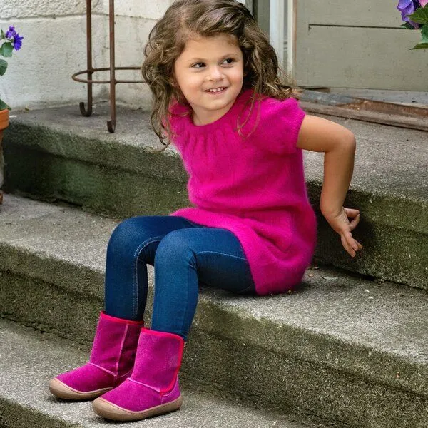 Pololo Pololo Lauflern- Winterstiefel "Toledo" in Größen 20, Pink, – Produktbild 4 von 4