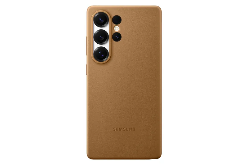 Samsung Original KindSuit Vegan Leather Case für das Samsung Galaxy S25 Ultra - Braun, Braun, – Produktbild 1 von 2