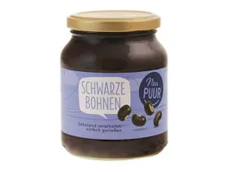 Nur Puur Nur PUUR Schwarze Bio-Bohnen im Glas, 350 g – Produktbild 1 von 1