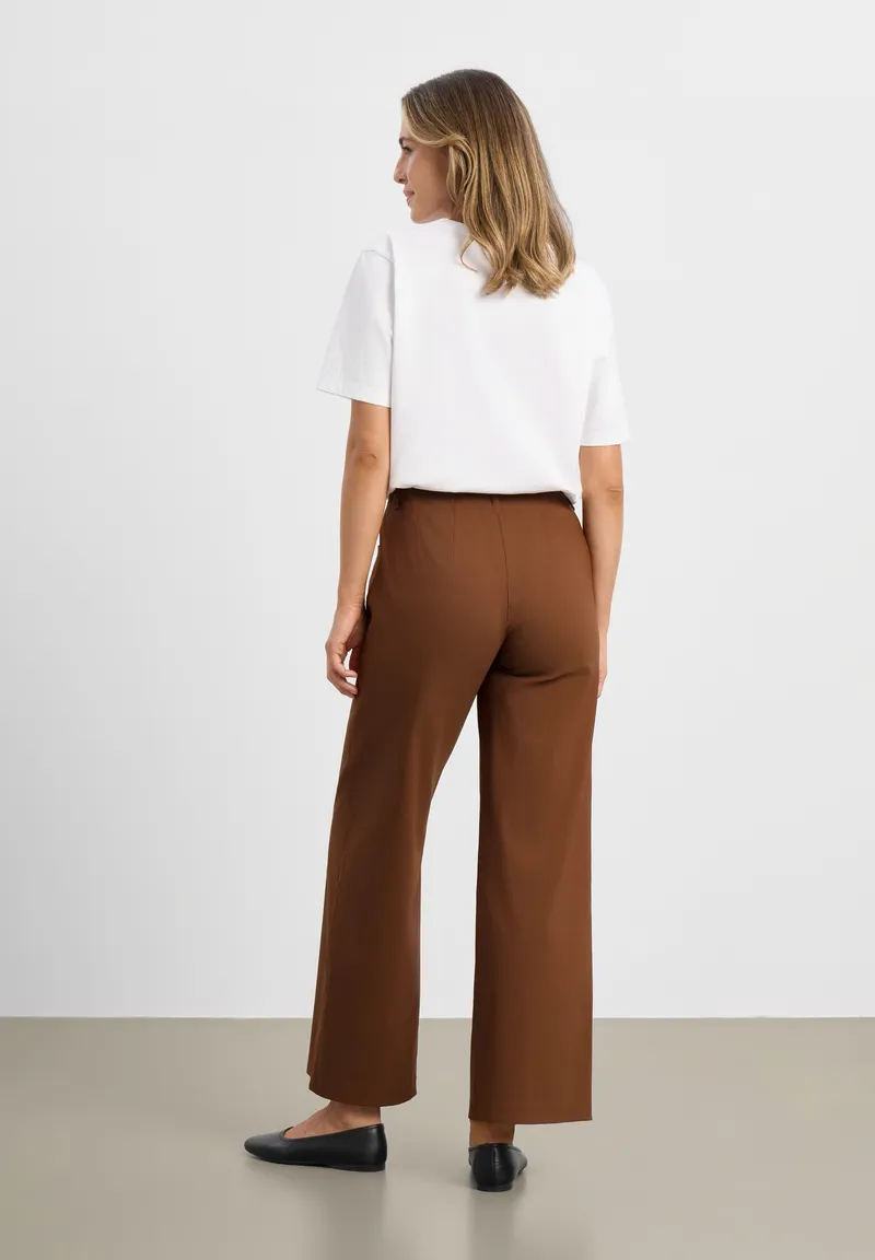 LAURIE LAURIE Damen vegan Hose Donna Locker Kurz Downtown Braun, Braun, – Produktbild 1 von 2
