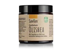 Savion - feine Seifen Manufaktur Bio Hautbalsam Olishea, im Glastiegel Inhalt 120 ml – Produktbild 1 von 1