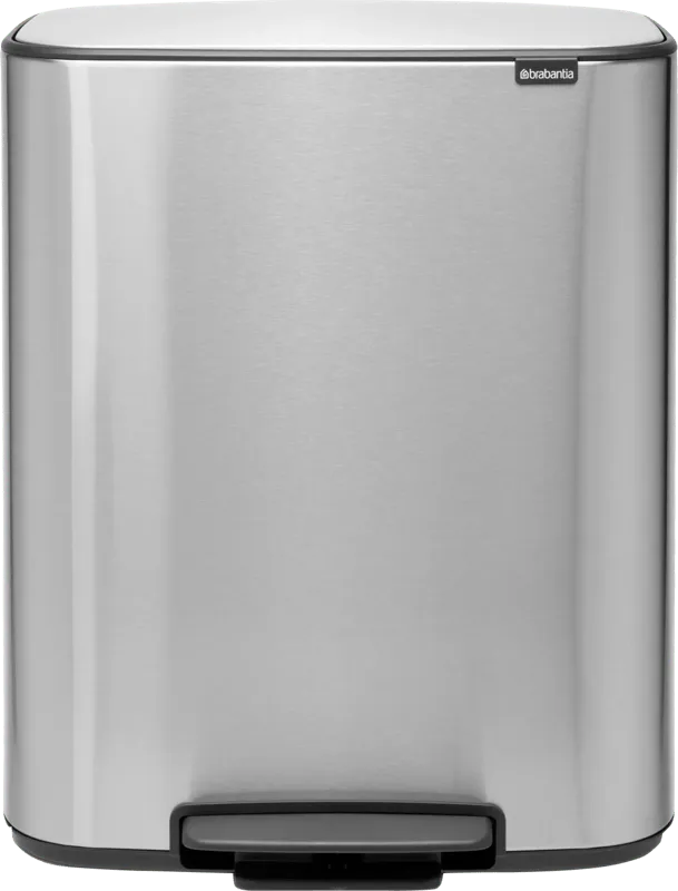 Brabantia Brabantia Bo Treteimer 2 x 30L Matt Steel Fingerprint Proof – Produktbild 1 von 1