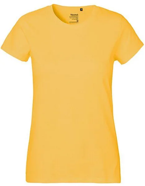 Neutral Neutral® Damen Classic T-Shirt von Neutral Bio Baumwolle, Gelb, – Produktbild 1 von 4